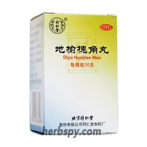 Di Yu Huai Jiao Wan cure Internal hemorrhoids due to excessive fire of large intestine